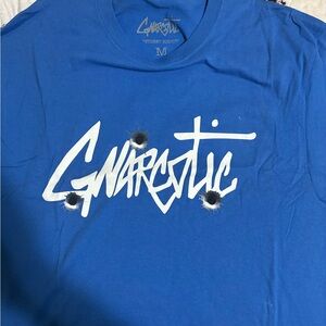 Gnarcotic Blue Graphic T-Shirt